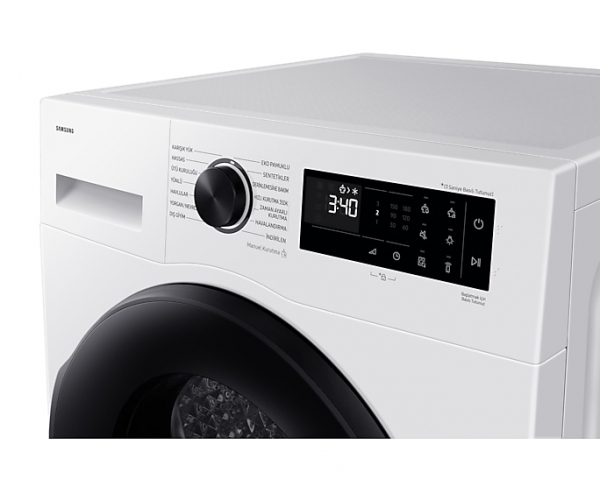 Samsung Dv90dg52a0aeah 9 Kg Çamaşır Kurutma Makinesi Beyaz Görseli