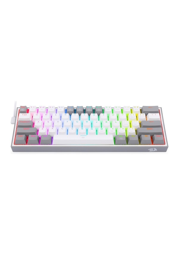 Redragon K617-rgb-wg Fızz Rgb Red Swıtch Kablolu Mekanık Gamıng Q Klavye Beyaz-grı Görseli