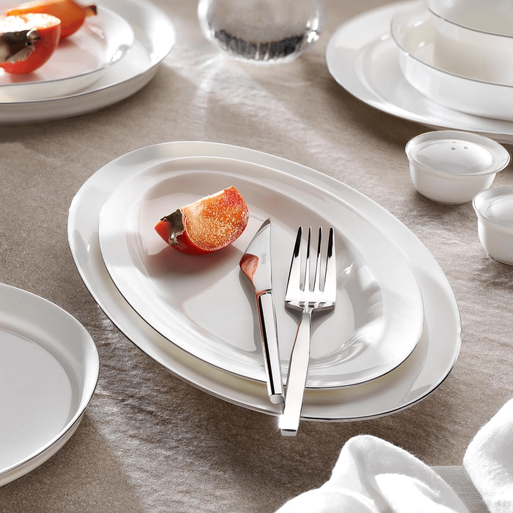 Schafer Superfine Bone Lux Yemek Takımı 56 Parça-platin Görseli