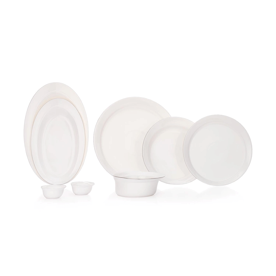 Schafer Superfine Bone Lux Yemek Takımı 56 Parça-platin Görseli
