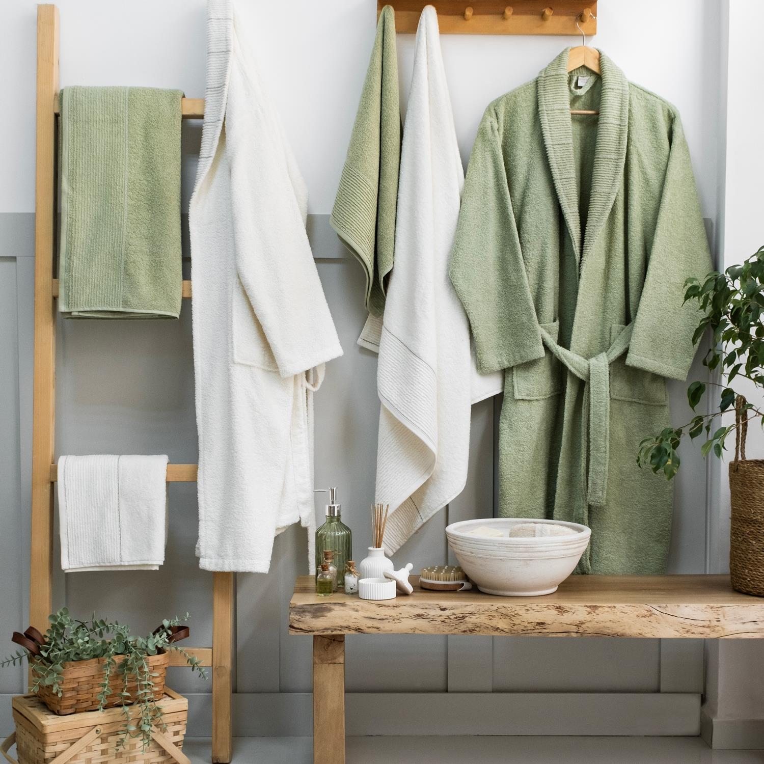 Schafer Home Jadore Banyo Seti 6 Parça-yeşil
