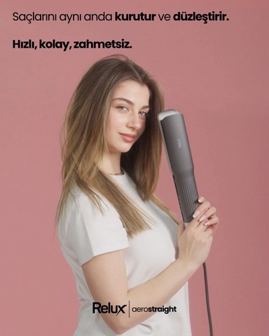 Relux Rhs9000B Aerostraight Havalı Saç Düzleştirici Blue Görseli