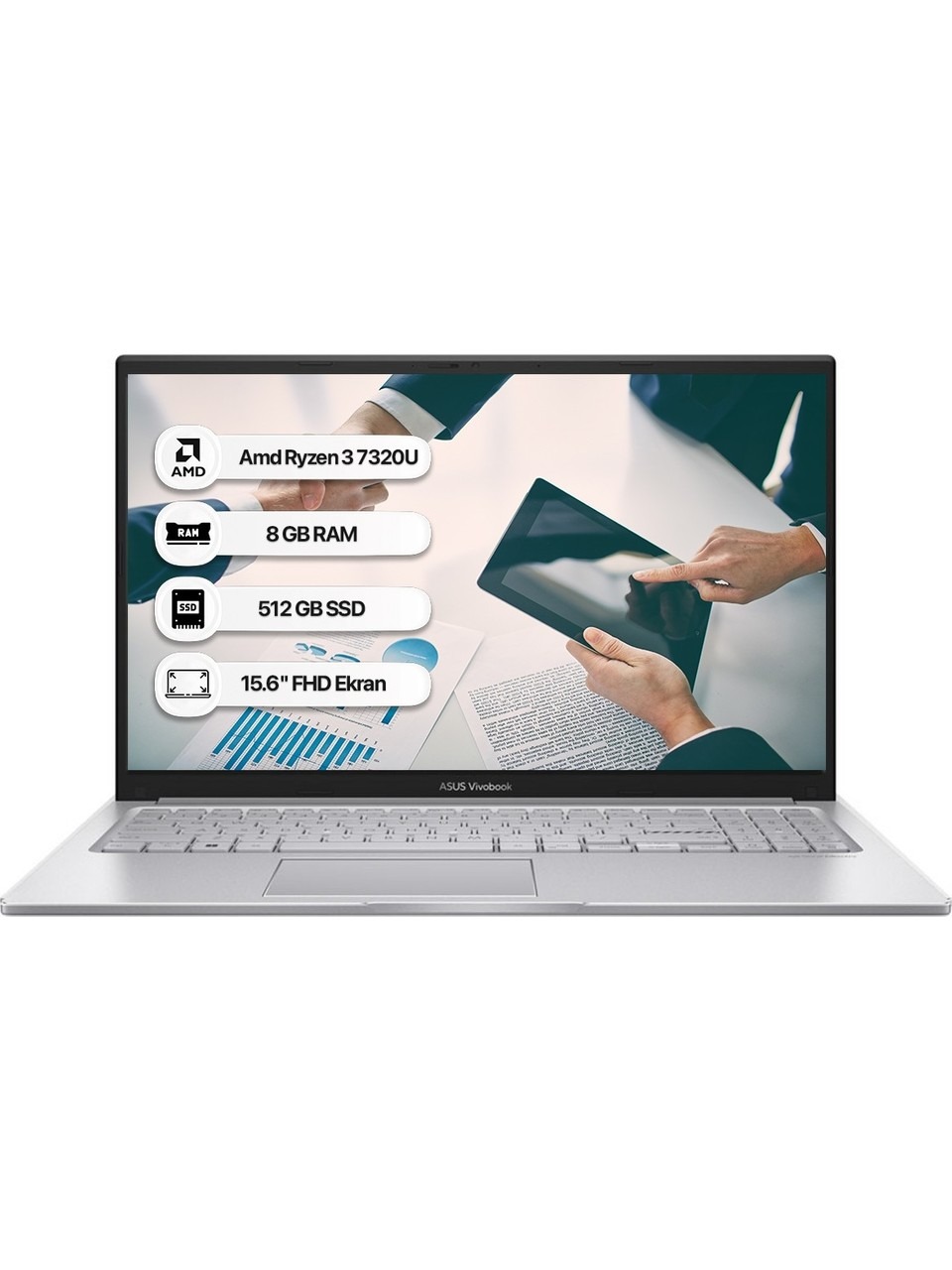 Asus Vivobook Go 15 E1504FA-NJ289 R3 7320U 8 GB 512 GB SSD Radeon 610M 15.6" Full HD Notebook