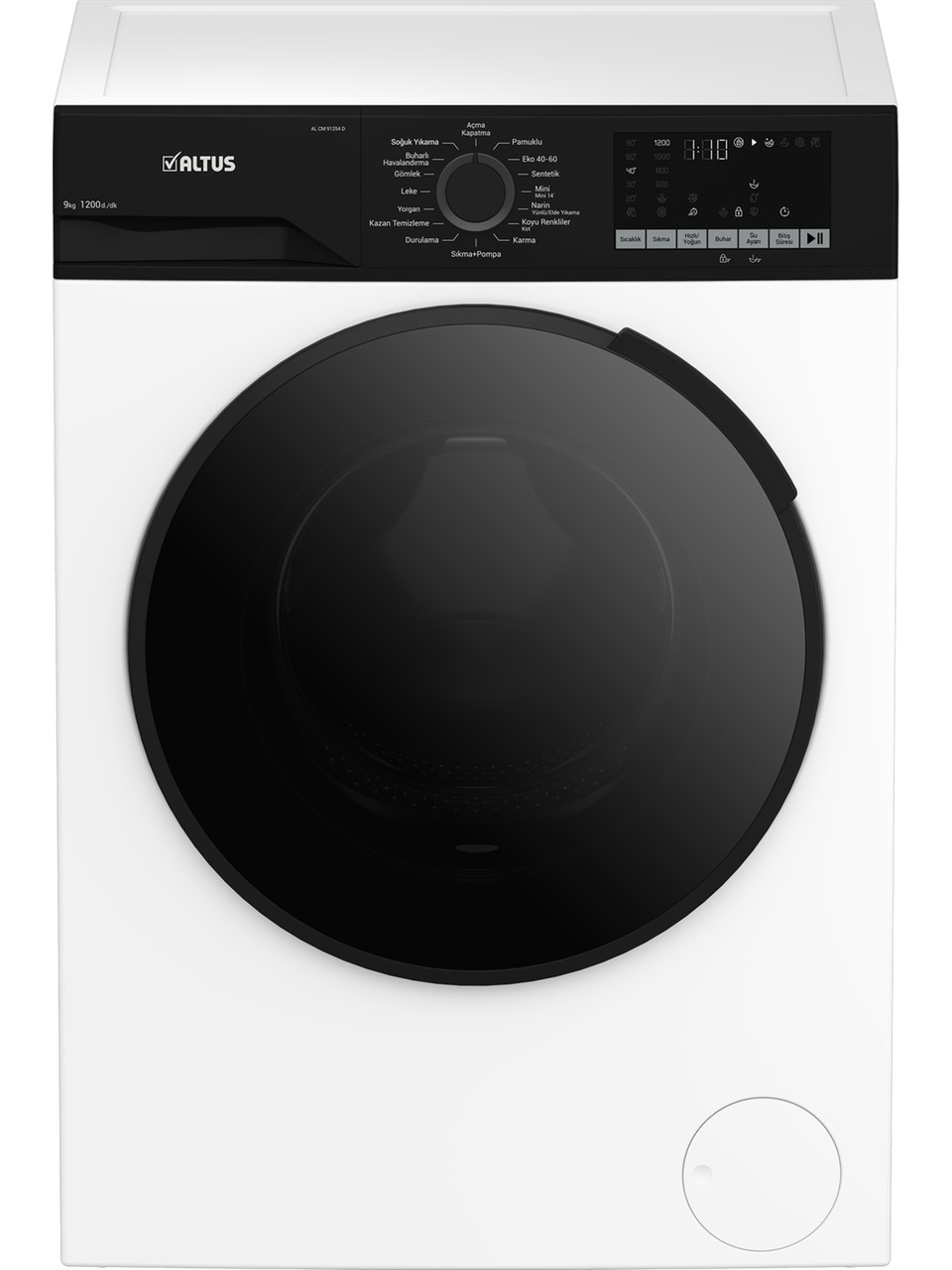 Altus AL CM 101254 D 1200 Devir 10 kg Çamaşır Makinesi Görseli