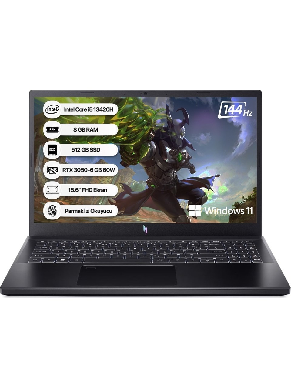 Acer Nitro V15 Nh.qncey.002 İ5-13420h 8gb 512gb Rtx3050-6gb 15.6
