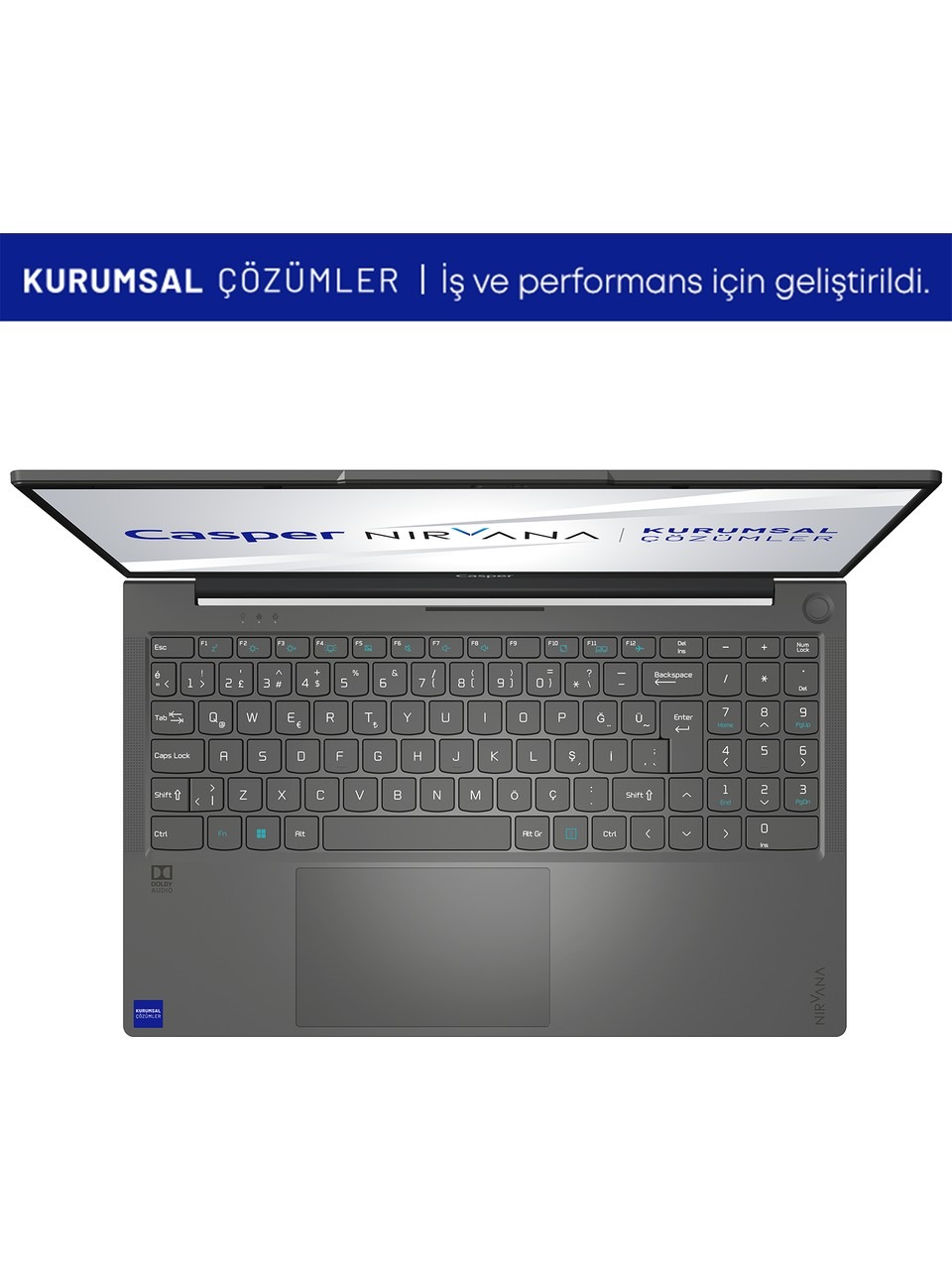 Casper Nirvana X700.155h-dq00a-g-f İ7 Ultra- 155h 32gb Ddr5 1tb 15.6'' Fdos Notebook Görseli