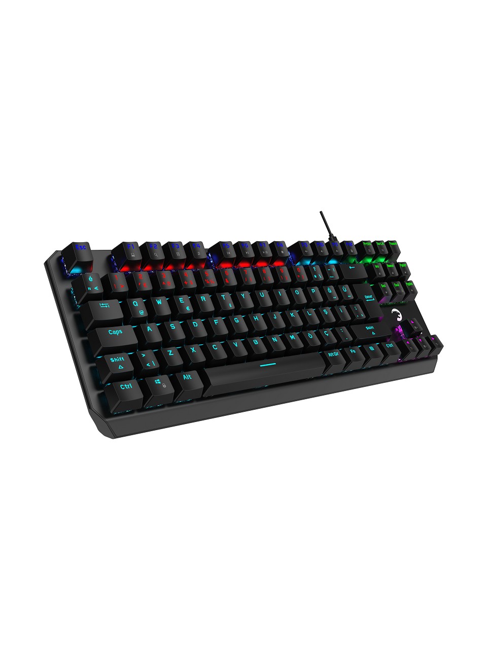 Gamepower Overlord Red Switch Kablolu Mekanik Oyuncu Klavyesi Görseli