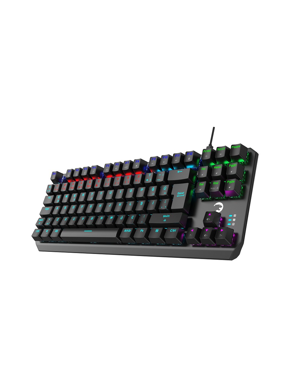 Gamepower Overlord Red Switch Kablolu Mekanik Oyuncu Klavyesi Görseli