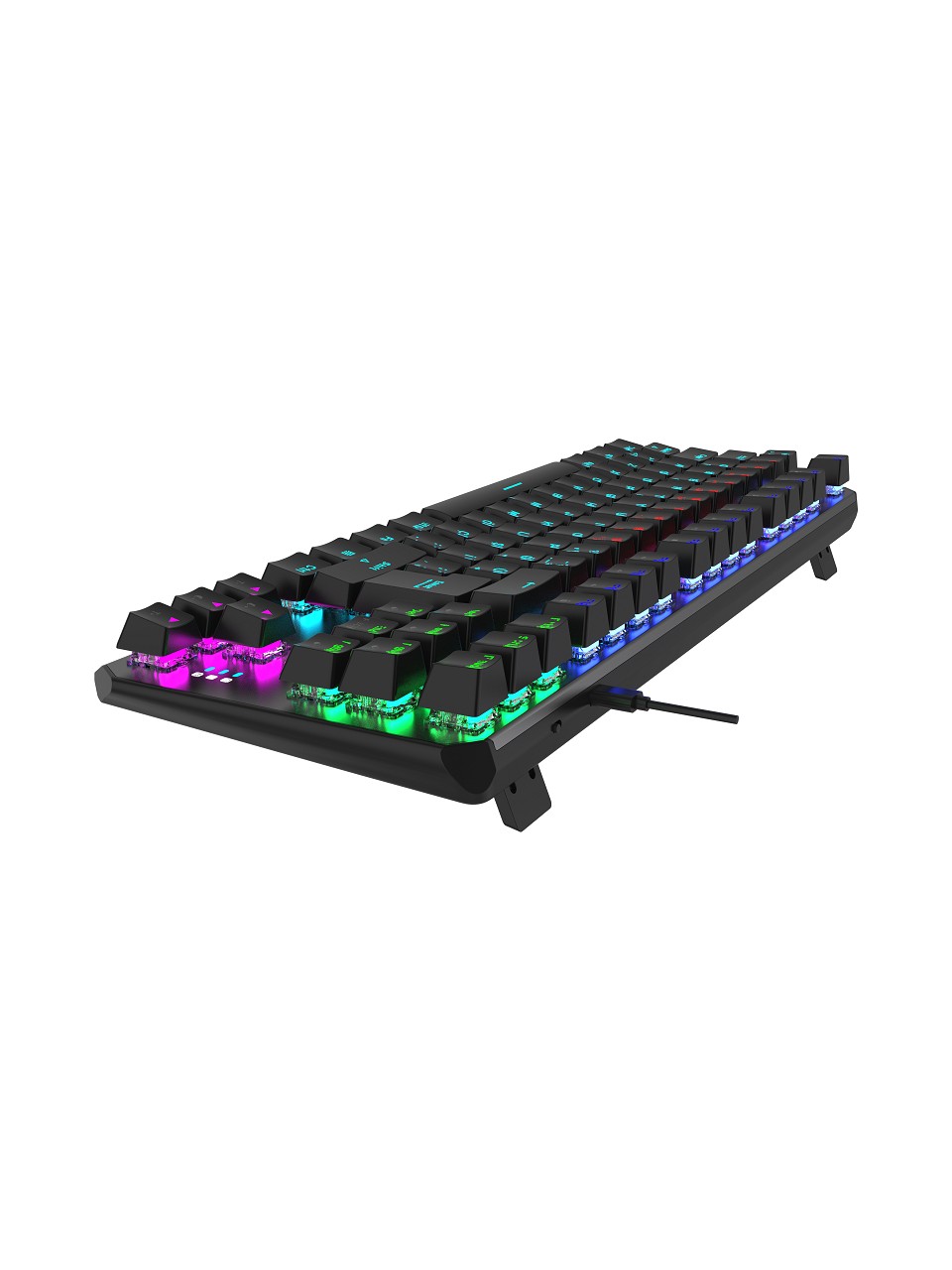 Gamepower Overlord Red Switch Kablolu Mekanik Oyuncu Klavyesi Görseli