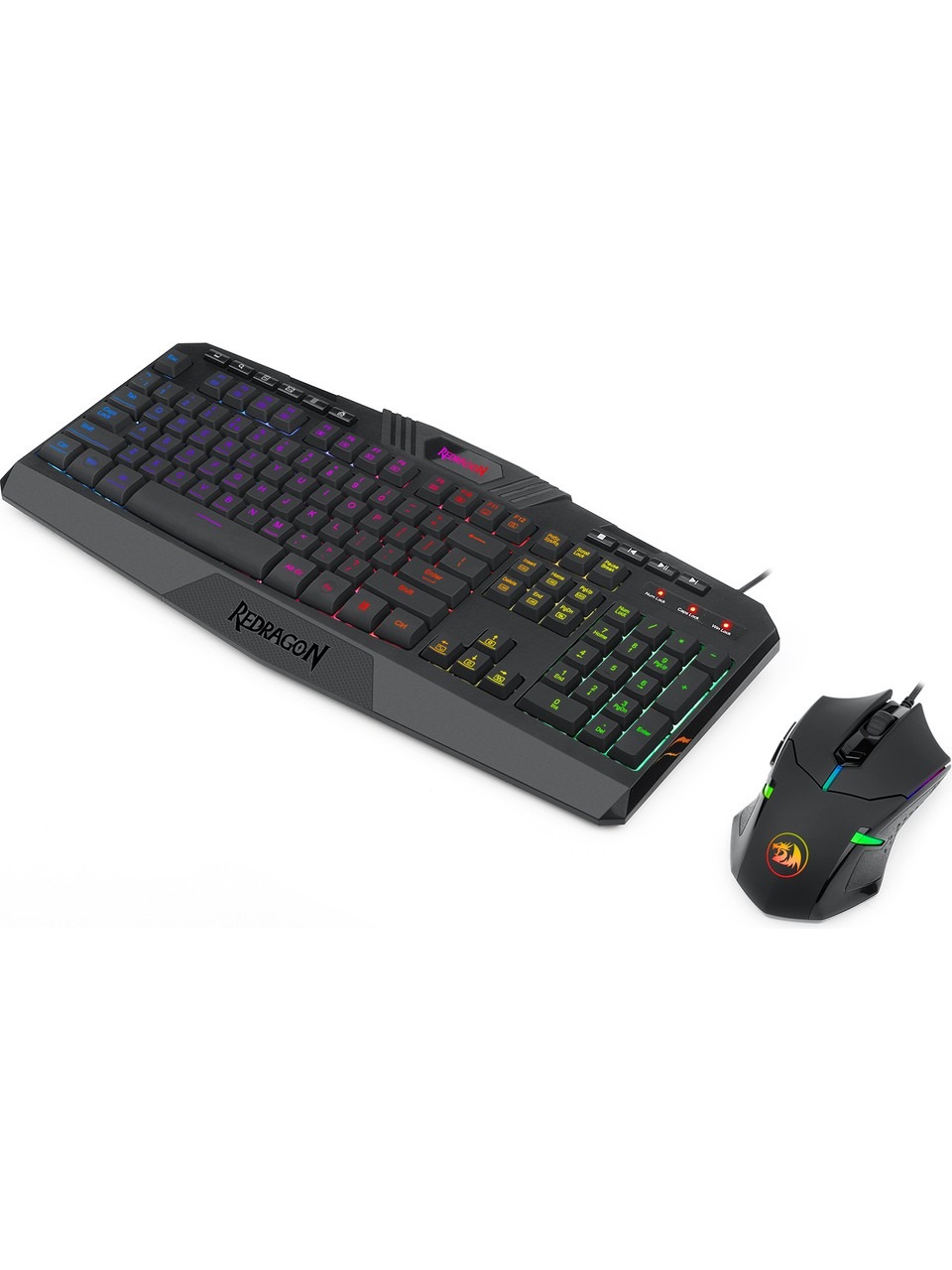 Redragon S101-5 K503rgb Klavye + M601rgb Mouse Set Görseli