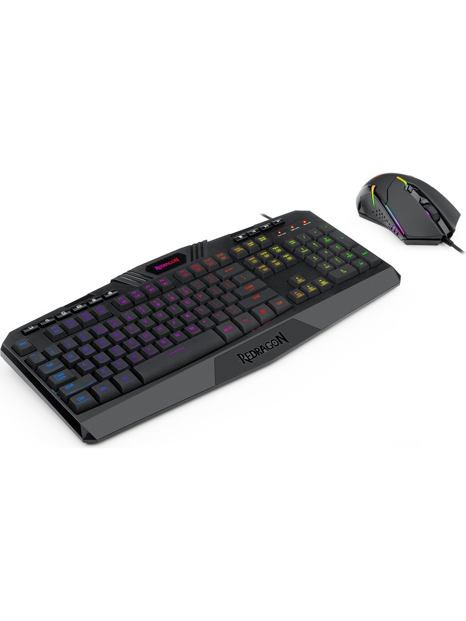 Redragon S101-5 K503rgb Klavye + M601rgb Mouse Set Görseli