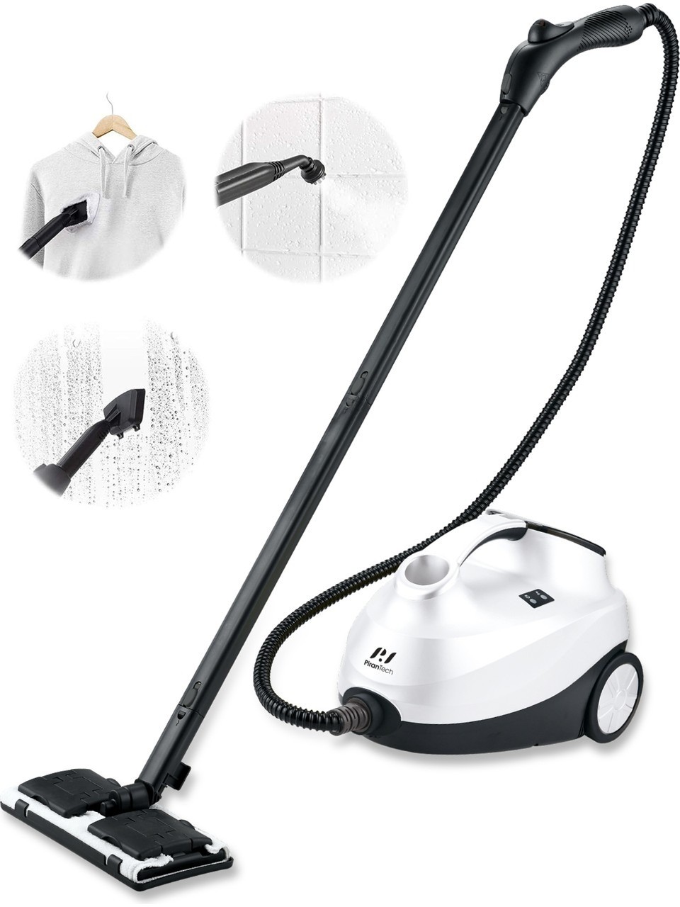 Pirantech CB-107C 2000 W Buharlı Temizleyici Beyaz Görseli