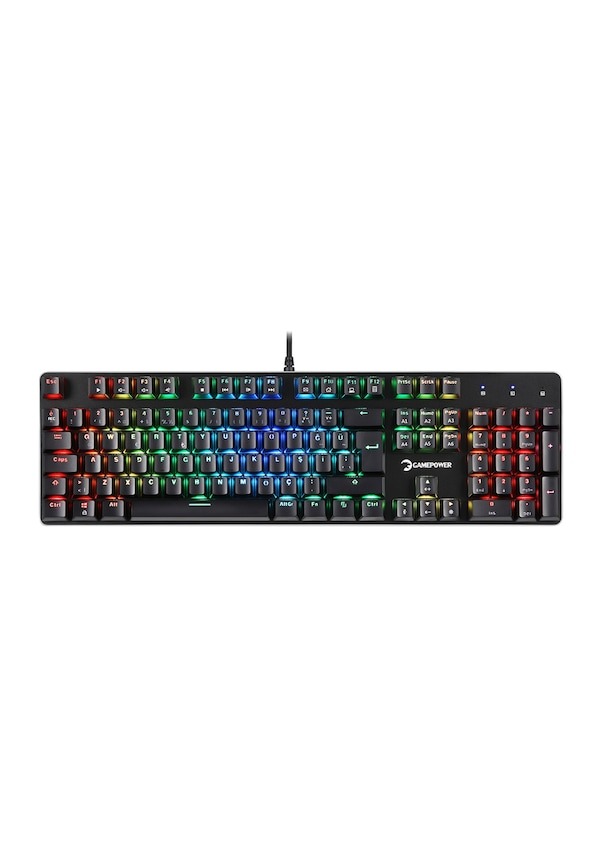 Gamepower Ogre Rainbow Red Switch Kablolu Mekanik Oyuncu Klavyesi Görseli