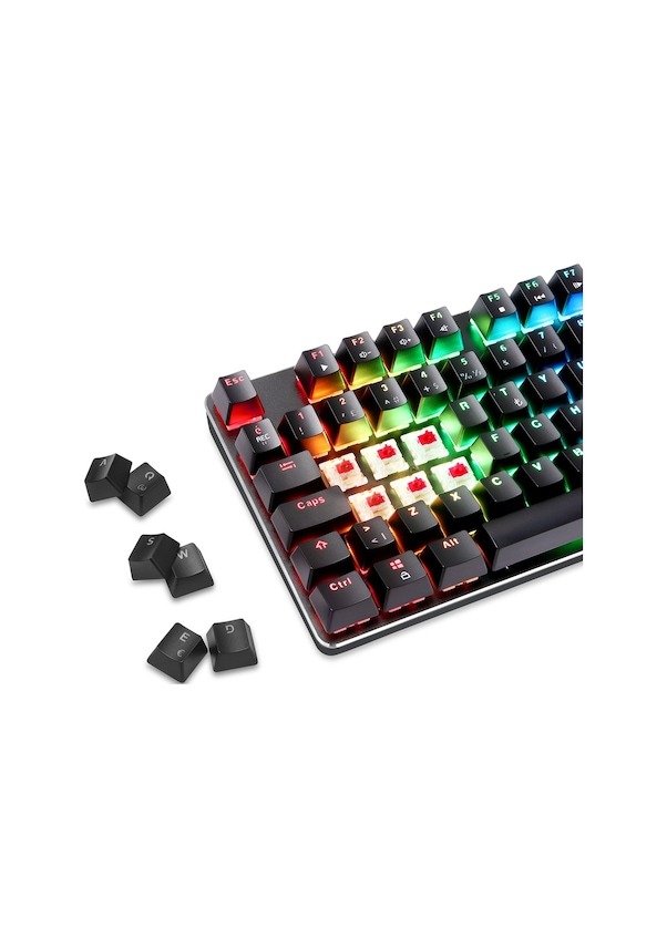 Gamepower Ogre Rainbow Red Switch Kablolu Mekanik Oyuncu Klavyesi Görseli
