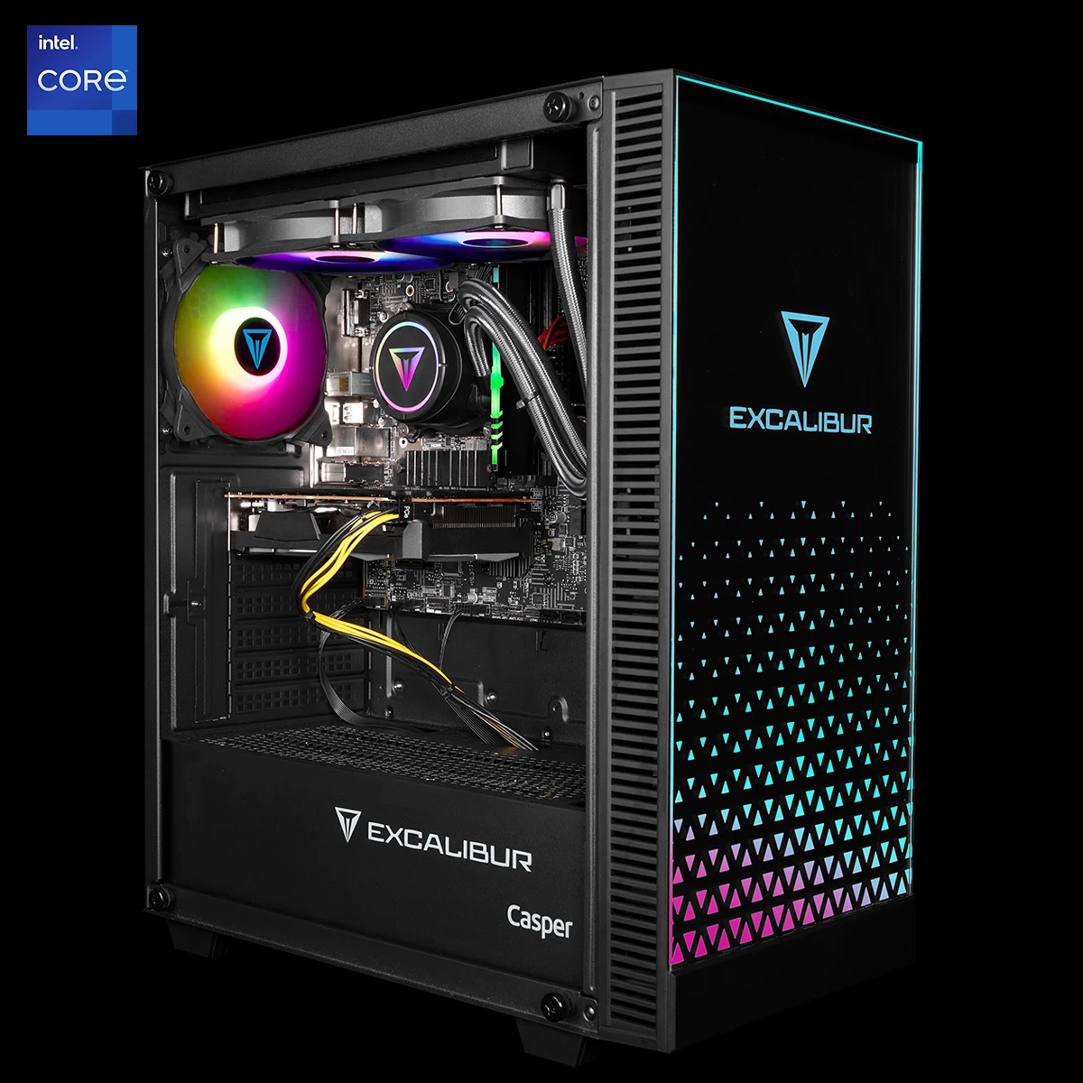 Casper Excalibur E65l.144f-be70x-0hd İ5-14400f 16 Gb Ram 500gb Ssd Rtx 5070  Fdos Gam Kasa