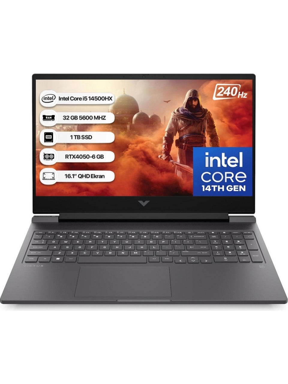 Hp Victus 16-r1000nt 9j204ea İ5-14500hx 32 Gb 1 Tb Ssd Rtx4050 16.1