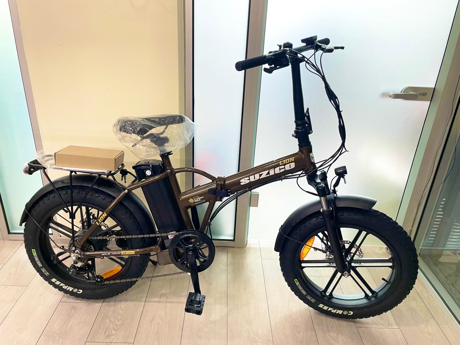 Suzico 20 Jant LION E-bike Kalın Teker Katlanır Elektrikli Bisiklet Görseli