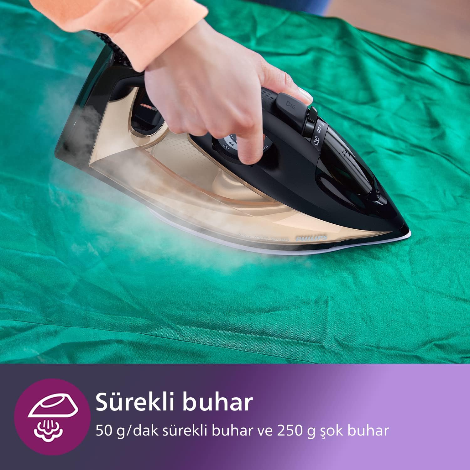 Philips Azur 7000 Serisi Dst7040/80 2800 W Buharlı Ütü Görseli