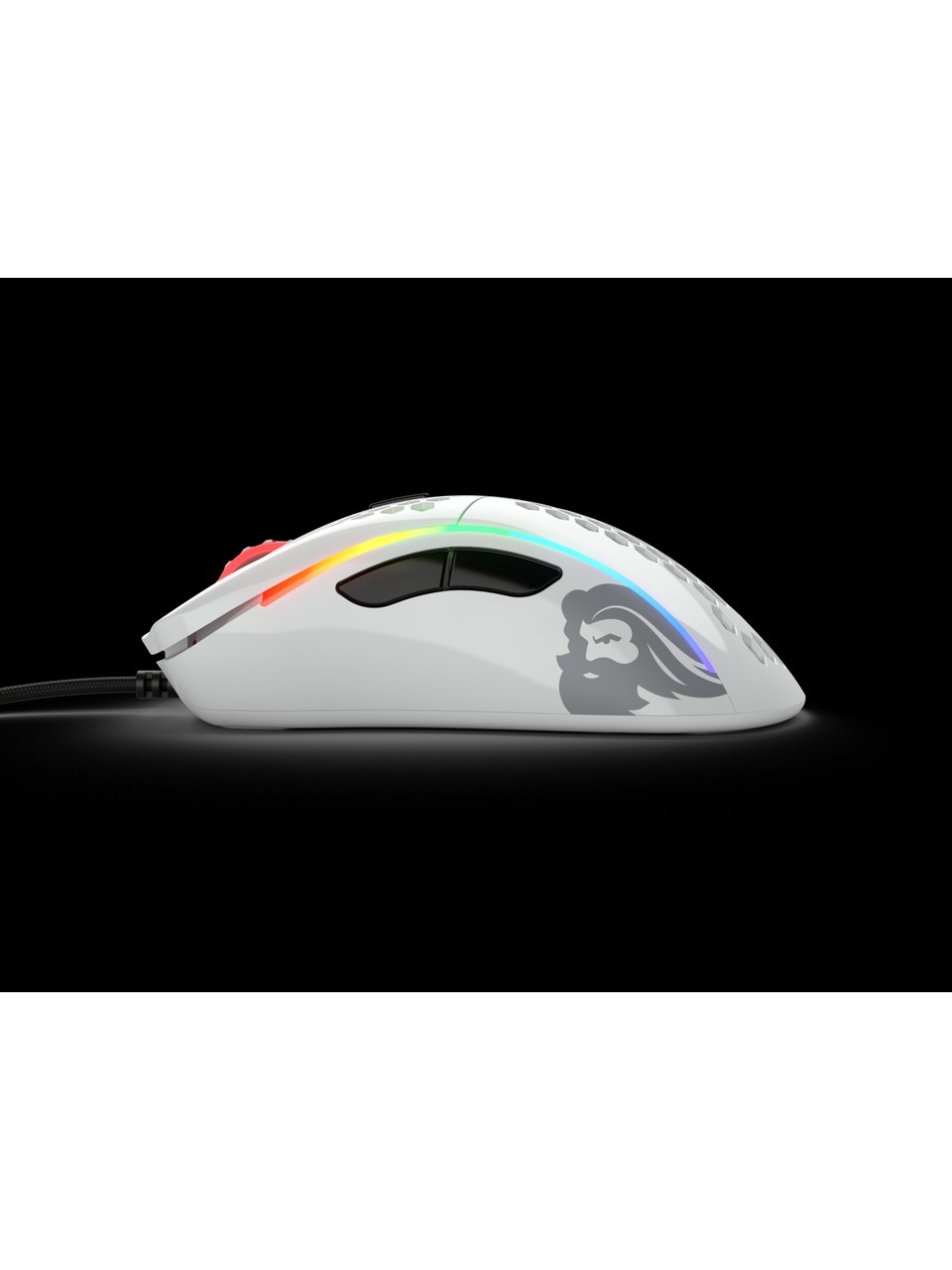 Glorıous  D Kablolu Parlak Beyaz Oyuncu Mouse Gd-gwhıte Görseli