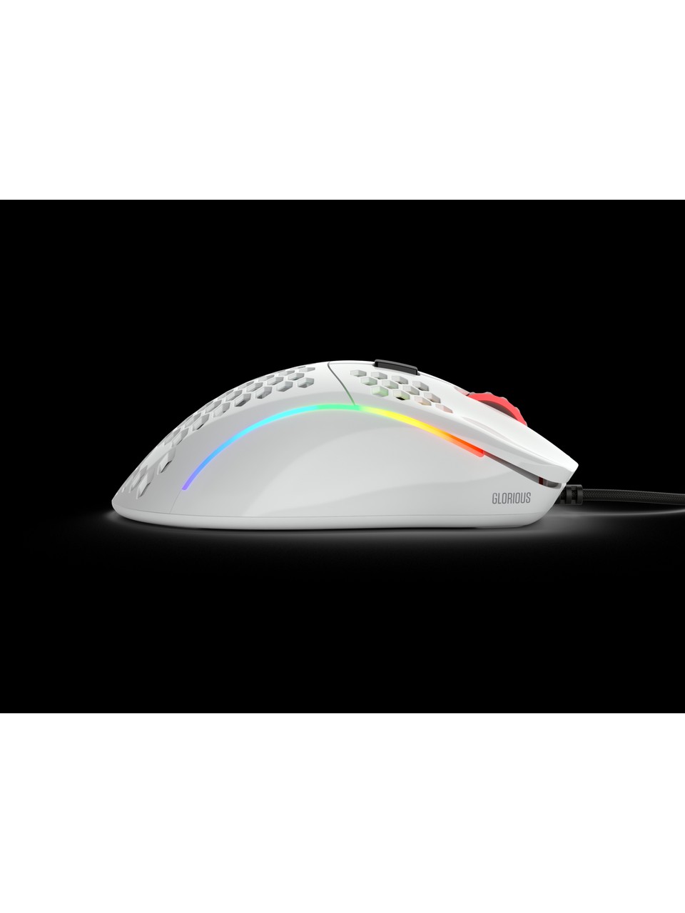 Glorıous  D Kablolu Parlak Beyaz Oyuncu Mouse Gd-gwhıte Görseli