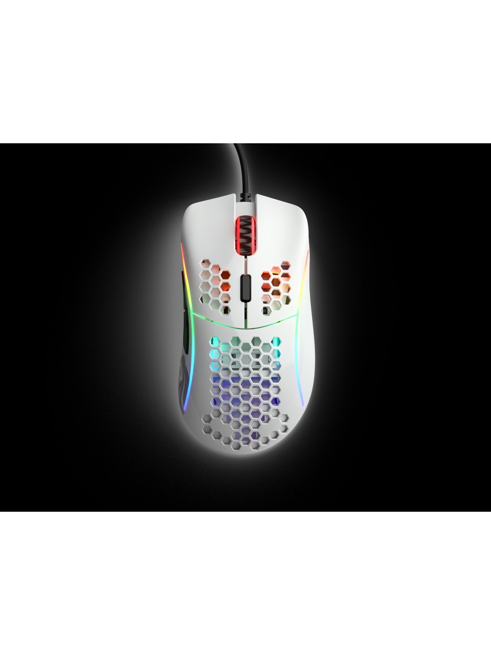 Glorıous  D Kablolu Parlak Beyaz Oyuncu Mouse Gd-gwhıte Görseli