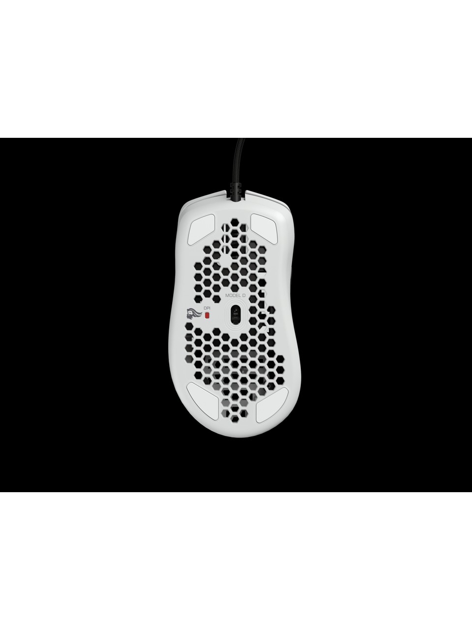 Glorıous  D Kablolu Parlak Beyaz Oyuncu Mouse Gd-gwhıte Görseli