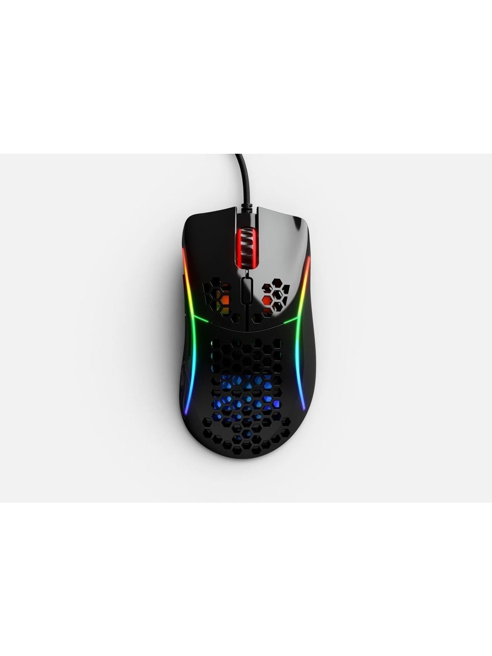 Glorıous  D Kablolu Parlak Sıyah Orta/küçük El Oyuncu Mouse Glo-ms-dm-gb Görseli