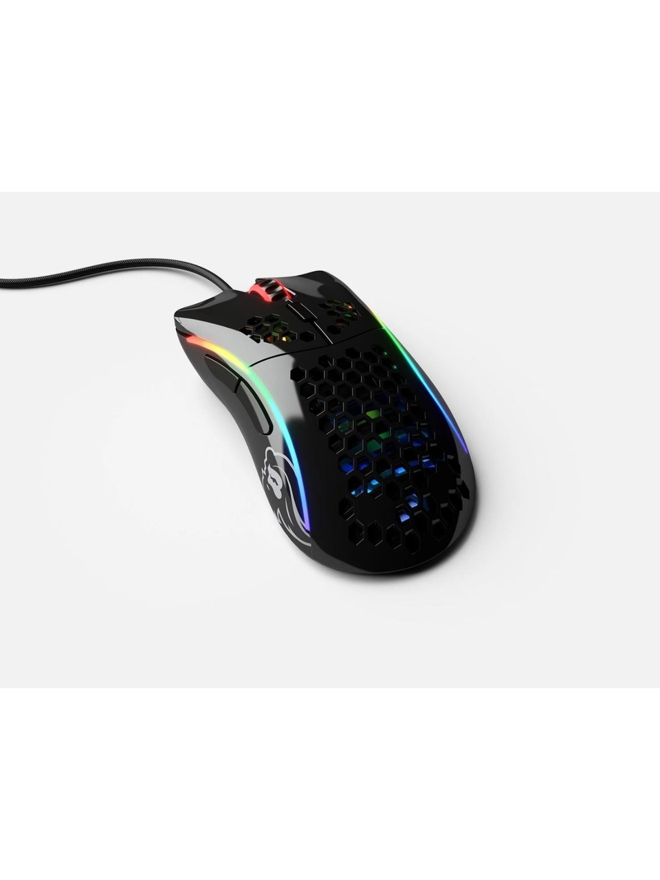 Glorıous  D Kablolu Parlak Sıyah Orta/küçük El Oyuncu Mouse Glo-ms-dm-gb Görseli