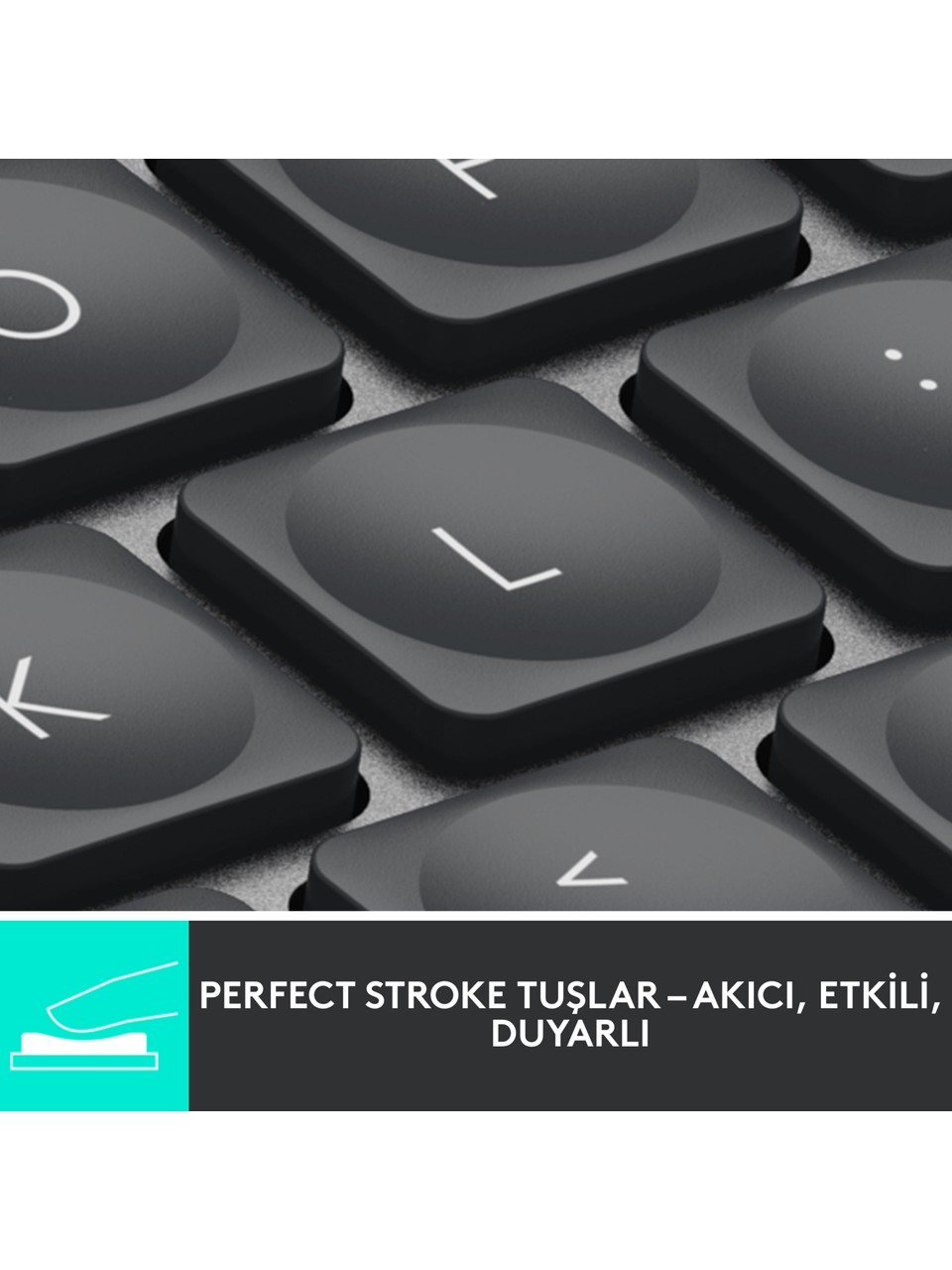 Logitech Mx Keys Mini 920-010504 Tkl Q Kablosuz Klavye Görseli