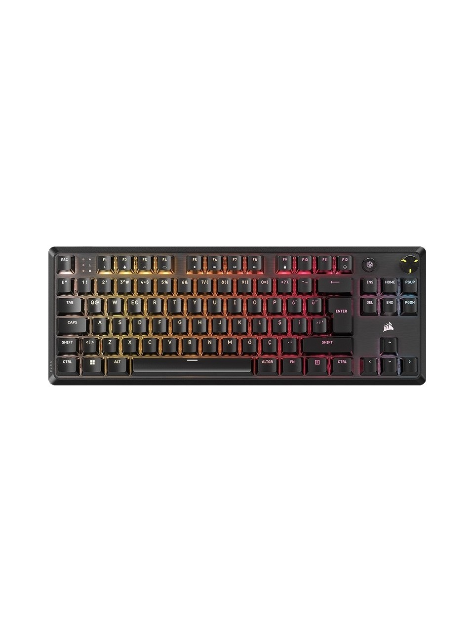 Corsair K70 Core Tkl Rgb Ch-911911e-tr Mlx Red Switch Kablolu Mekanik Oyuncu Klavyesi