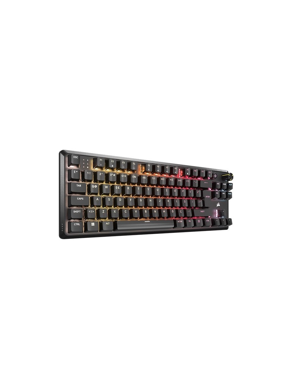 Corsair K70 Core Tkl Rgb Ch-911911e-tr Mlx Red Switch Kablolu Mekanik Oyuncu Klavyesi Görseli