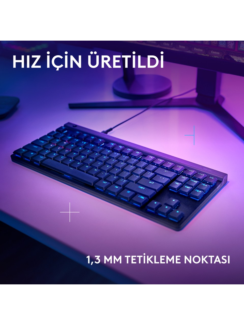 Logitech G515 Lightspeed Tkl 920-012539 Siyah Rgb Tactile Switch Mekanik Oyuncu Klavyesi Görseli