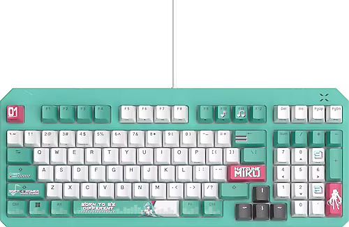 Asus Tuf Gaming K3 Gen Iı Hatsune Miku Edition %96 Rgb Red Switch Kablolu Oyuncu Klavyesi