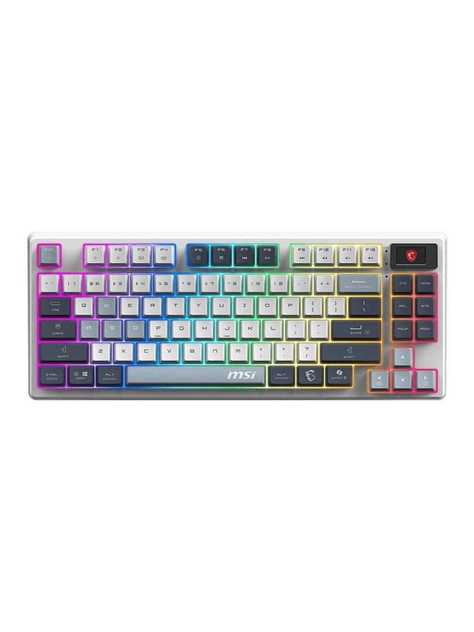 MSI Forge GK600 RGB TKL Linear Switch Kablolu/Kablosuz Mekanik Oyuncu Klavyesi