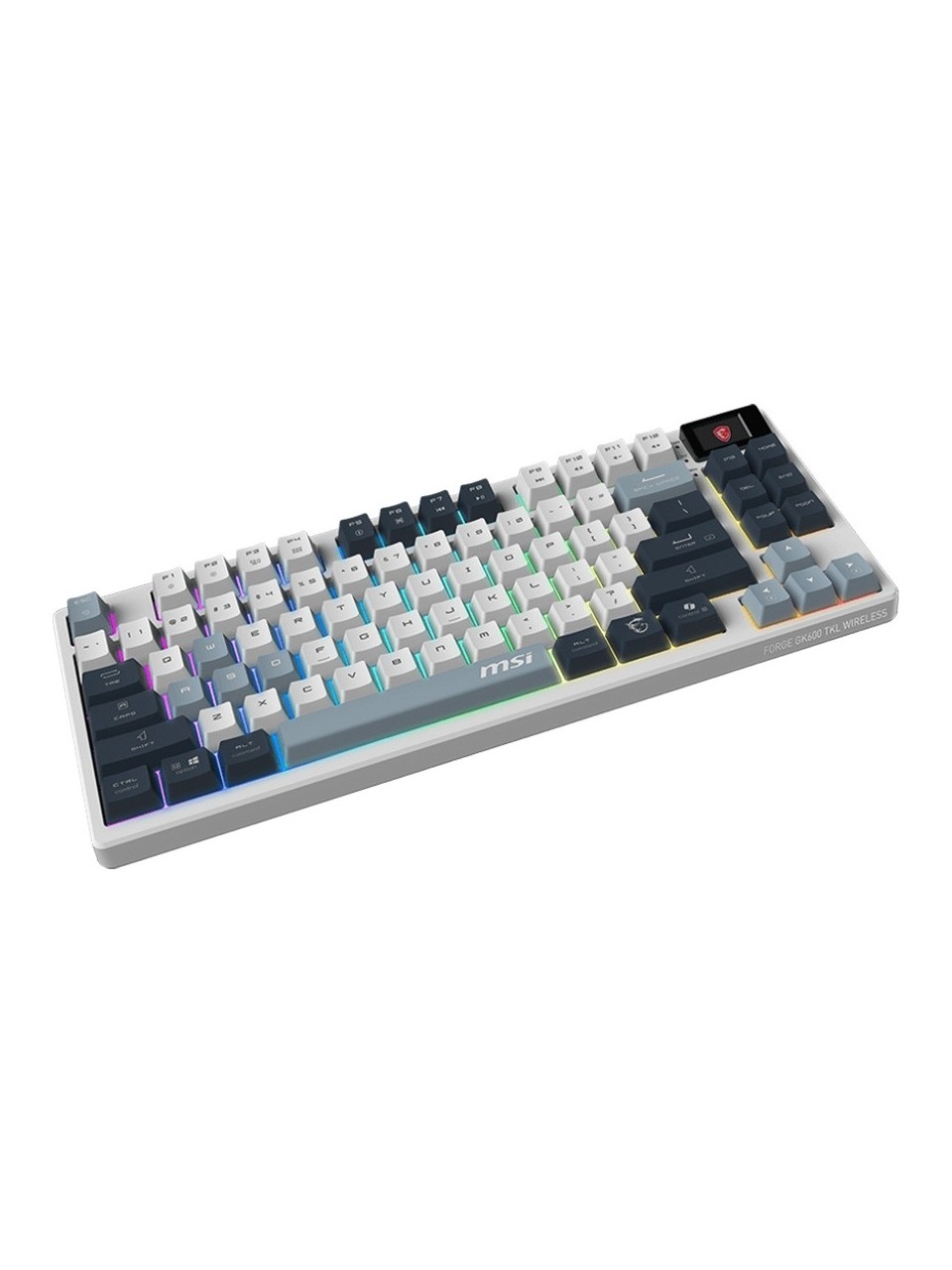 MSI Forge GK600 RGB TKL Linear Switch Kablolu/Kablosuz Mekanik Oyuncu Klavyesi Görseli