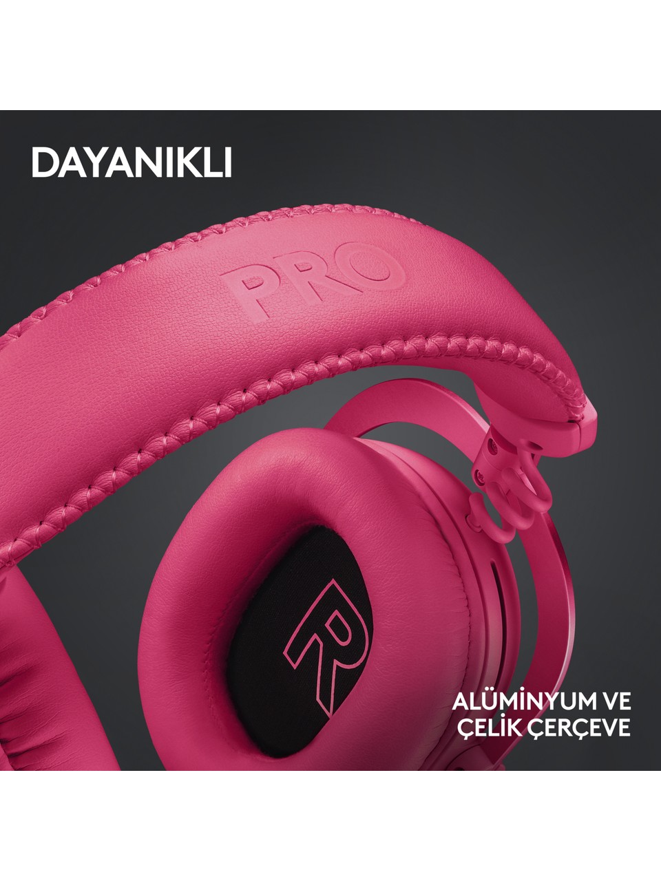 Logitech G Pro X 2 Lightspeed Pembe 7.1 Kablolu/kablosuz Kulak Üstü Oyuncu Kulaklığı Görseli