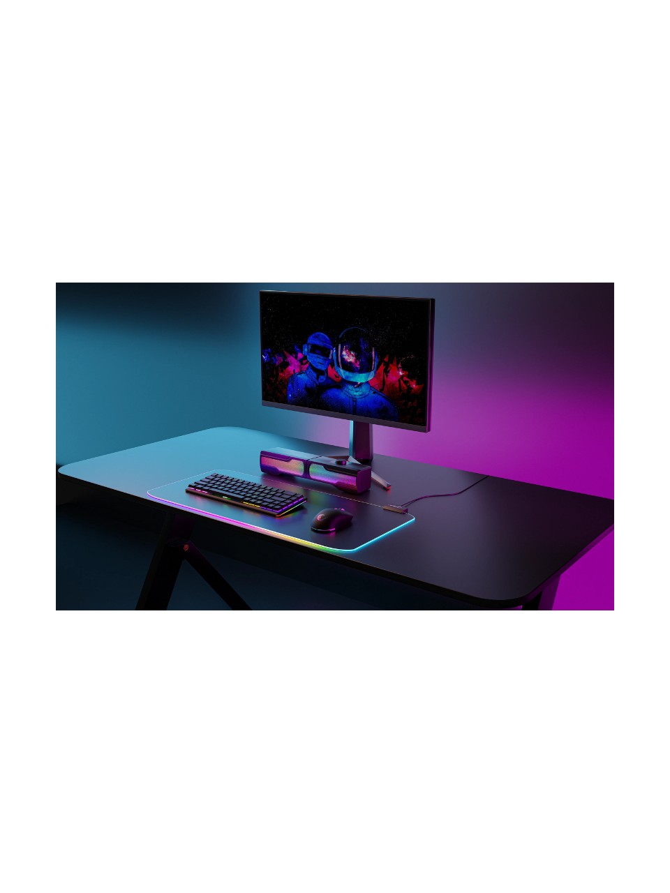 Rampage Blitz MP-24 RGB XL Oyuncu Mouse Pad Görseli