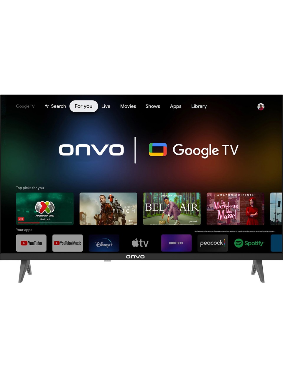 Onvo 32VL80F2HA / 32VL80F3HA / 32VQ80F2HA Google Smart Frameles Led Tv