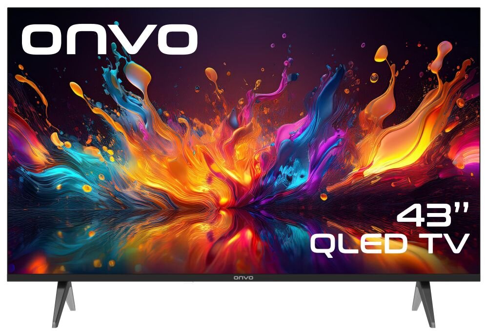 Onvo 43OVF9000FQ 43" Qled Ultra Hd Google Smart Led Tv