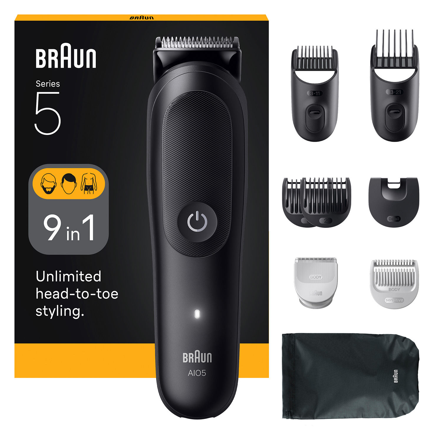 Braun Series5 Aıo5540 9'u 1 Arada Erkek Bakım Kiti