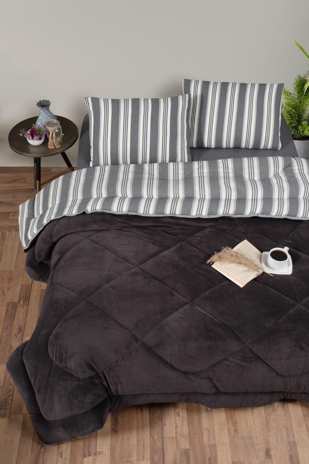 Kristal Ç.k. Soft Relax Uyku Seti Antrasit