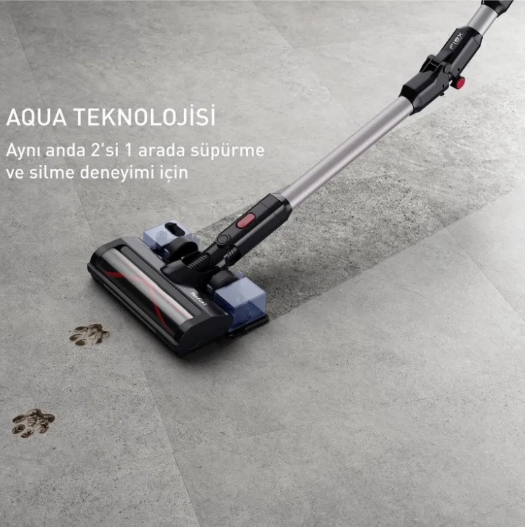 Tefal X-force Flex 8.60 Max Ty6t90tr Şarjlı Dikey Süpürge Görseli