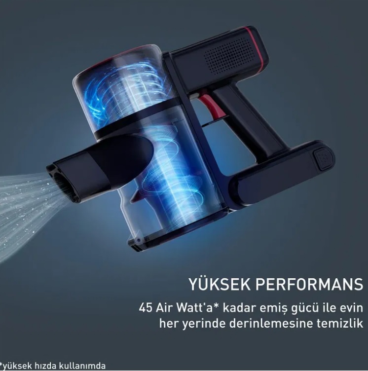 Tefal X-force Flex 8.60 Max Ty6t90tr Şarjlı Dikey Süpürge Görseli