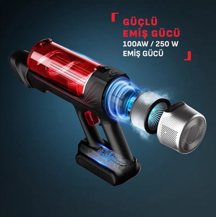 Tefal X-force Flex 9.60 Animal Care Ty2098wo Şarjlı Dikey Süpürge Görseli