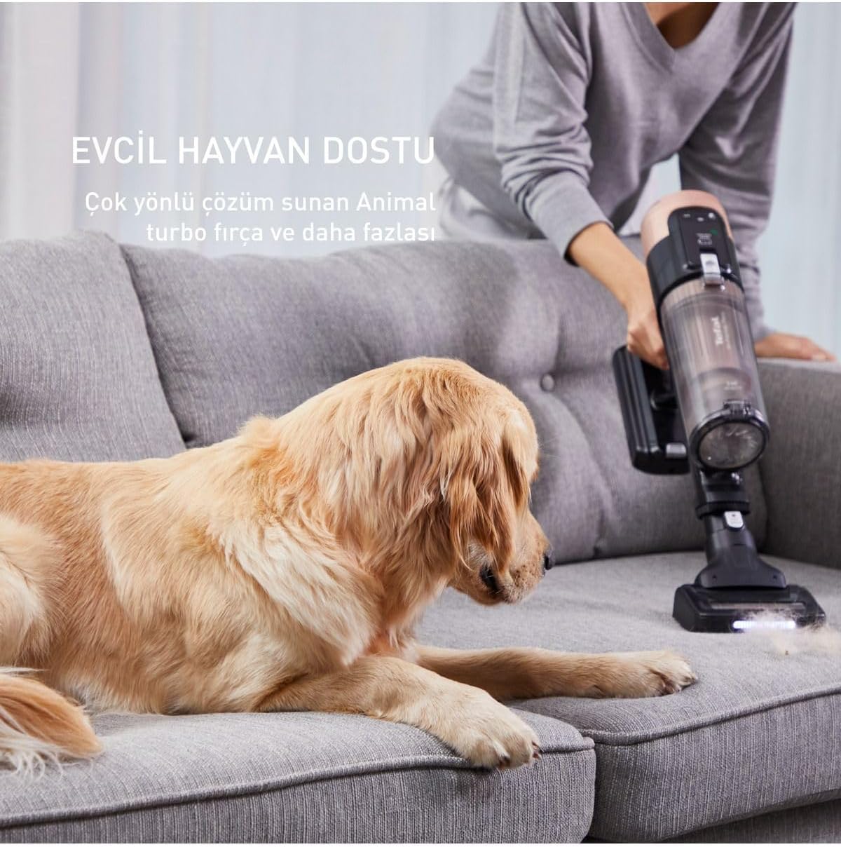 Tefal X-force Flex 14.80 Animal Care Ty9b74wo Şarjlı Dikey Süpürge Görseli