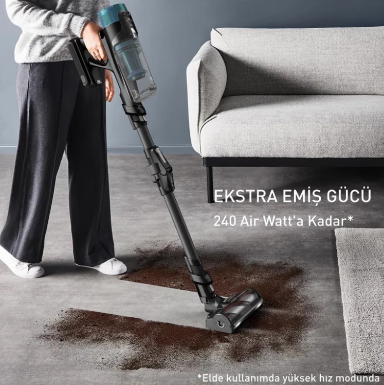 Tefal X-force Flex 14.80 Aqua Ty9bc1wo Islak Kuru Şarjlı Dikey Süpürge Görseli