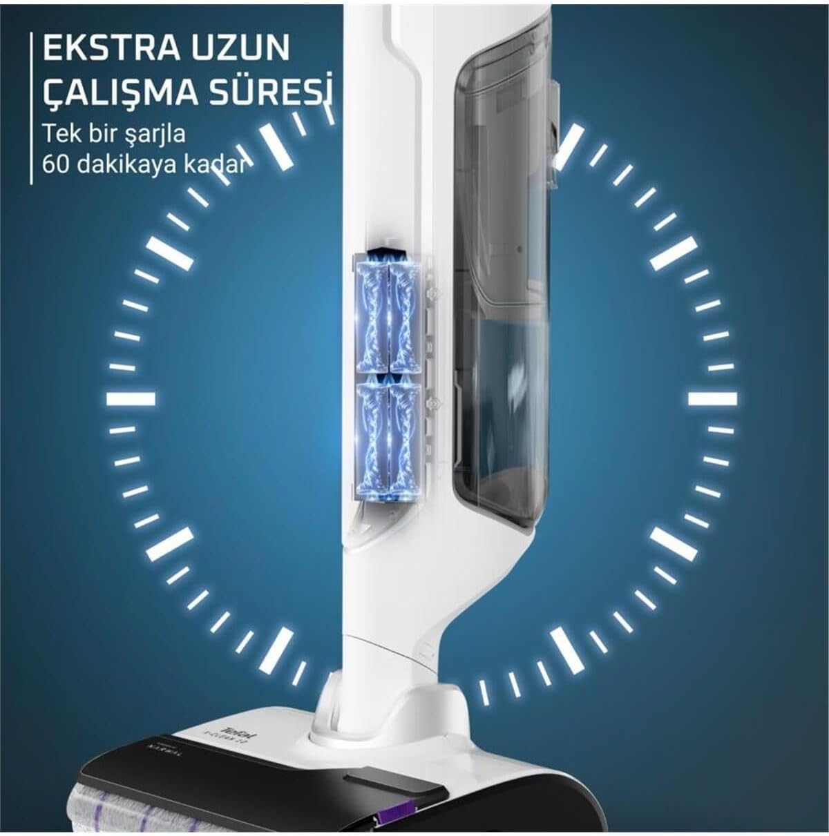 Tefal X-clean 10 Gf7540 Islak Kuru Şarjlı Dikey Süpürge Görseli