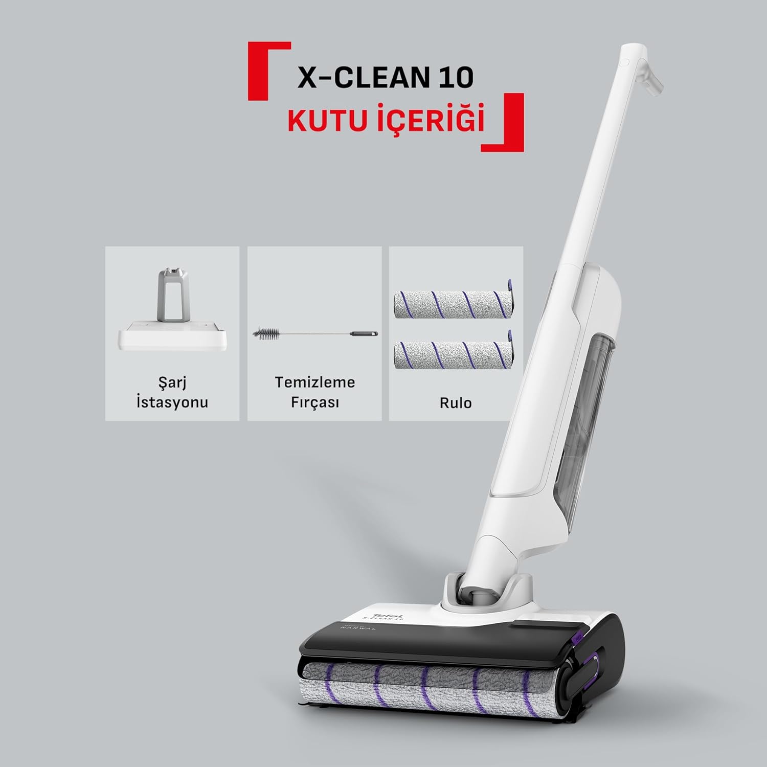 Tefal X-clean 10 Gf7540 Islak Kuru Şarjlı Dikey Süpürge Görseli