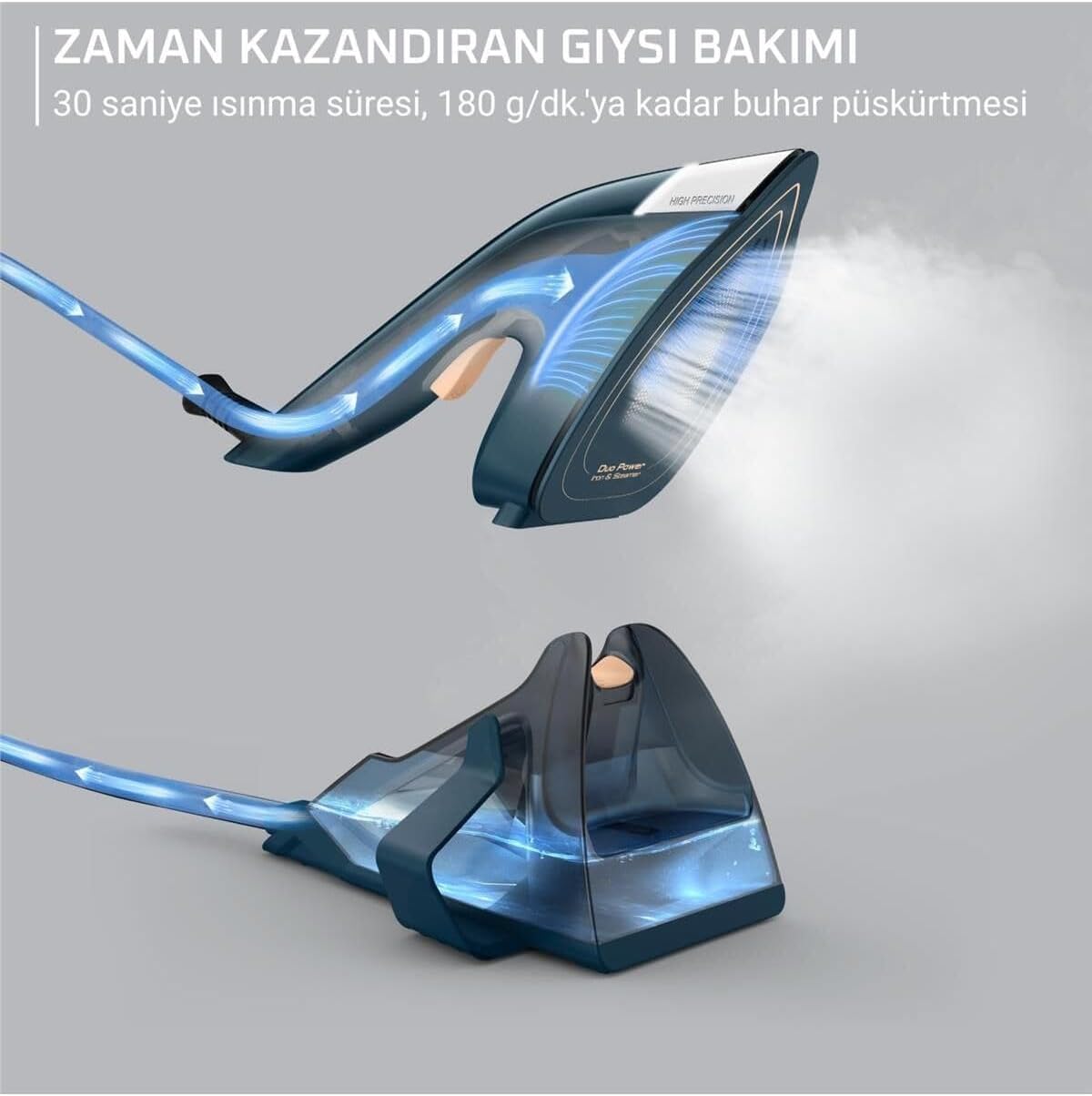 Tefal Duo Power 2in1 1600 W Buharlı Ütü Görseli