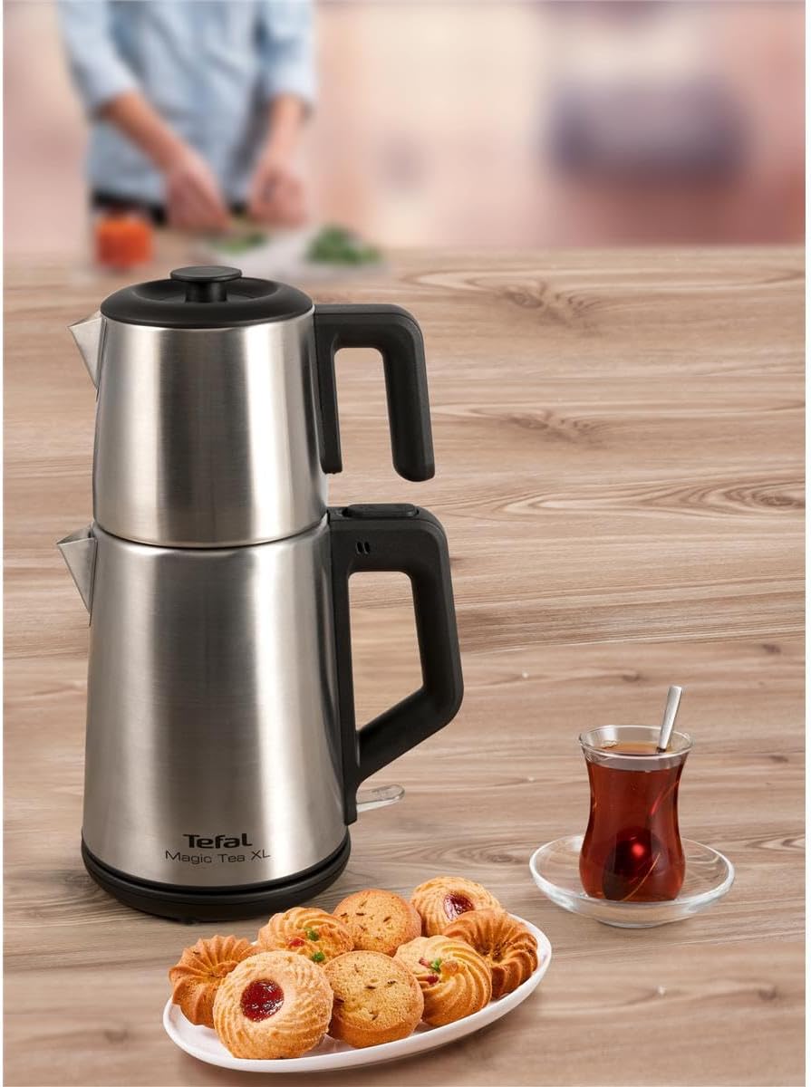 Tefal Magic Tea Xl 1650 W Çelik Inox Çay Makinesi Görseli